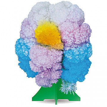Выращивание кристаллов "Волшебное дерево" разноцветное