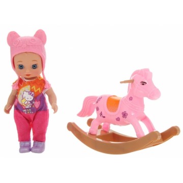 Кукла в наборе с лошадкой