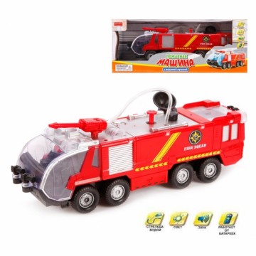 Пожарная машина с водяной пушкой